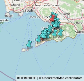 Mappa Via Casarlano, 80067 Sorrento NA, Italia (9.1065)