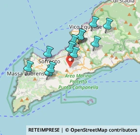 Mappa Via Nastro D'Argento, 80065 Sant'Agnello NA, Italia (3.20692)