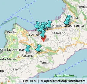 Mappa 80063 Sorrento NA, Italia (1.36167)