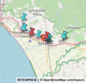 Mappa Via Compagnoni, 84091 Battipaglia SA, Italia (4.91077)