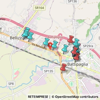 Mappa Via Belvedere, 84091 Battipaglia SA, Italia (1.0575)