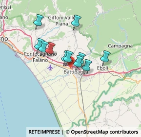 Mappa Via Belvedere, 84091 Battipaglia SA, Italia (5.55091)