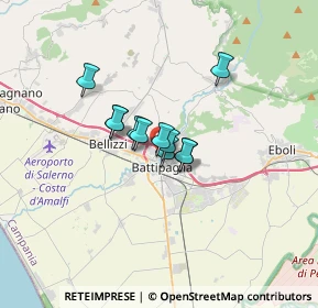 Mappa Via Tirreno, 84091 Battipaglia SA, Italia (2.00727)