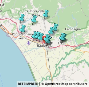 Mappa Via Tirreno, 84091 Battipaglia SA, Italia (4.91938)