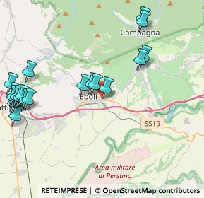 Mappa Via Sandro Pertini, 84025 Eboli SA, Italia (5.5245)