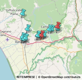 Mappa Via Walter Tobagi, 84025 Eboli SA, Italia (5.455)