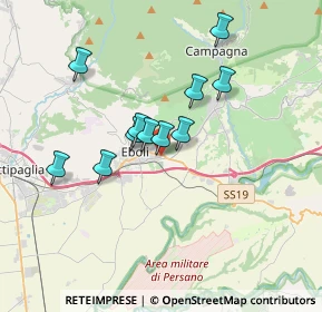 Mappa Via Walter Tobagi, 84025 Eboli SA, Italia (3.06818)