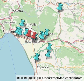 Mappa Via Walter Tobagi, 84025 Eboli SA, Italia (13.88444)