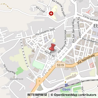 Mappa Via Pio XII, 42, 84025 Eboli, Salerno (Campania)
