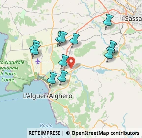 Mappa SP 19, 07041 Alghero SS (7.43667)