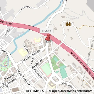Mappa Via Olevano,  65, 84091 Battipaglia, Salerno (Campania)