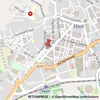Mappa Via Antonio D'Arco, 6, 84025 Eboli, Salerno (Campania)