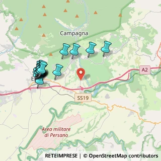 Mappa Contrada Rufugliano Via Vericelli Area Pip, 84022 Campagna SA, Italia (4.4905)
