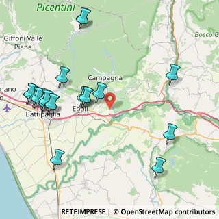 Mappa Contrada Rufugliano Via Vericelli Area Pip, 84022 Campagna SA, Italia (10.697)