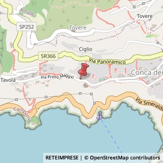 Mappa Via Tuscolana, 4, 84010 Conca dei Marini, Salerno (Campania)