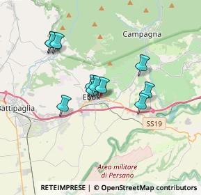 Mappa Viale Tavoliello, 84025 Eboli SA, Italia (3.09)