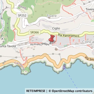 Mappa Via I Maggio, 30, 84010 Conca dei Marini, Salerno (Campania)