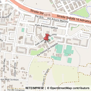 Mappa Via Leonardo Da Vinci, 16, 72100 Brindisi, Brindisi (Puglia)