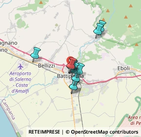 Mappa Via Messina, 84091 Battipaglia SA, Italia (2.43909)