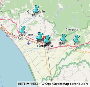 Mappa Via Messina, 84091 Battipaglia SA, Italia (4.50455)