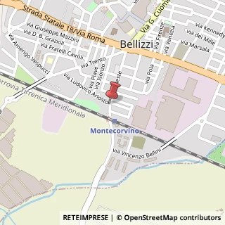 Mappa Via trieste 30, 84092 Bellizzi, Salerno (Campania)