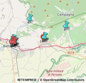 Mappa Via Alcide de Gasperi, 84025 Eboli SA, Italia (5.225)