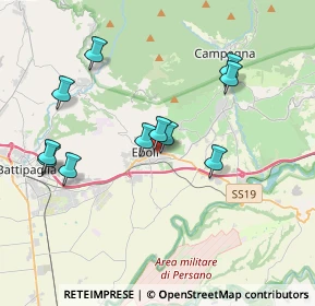 Mappa Largo 4 agosto, 84025 Eboli SA, Italia (3.93545)