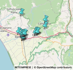 Mappa Largo 4 agosto, 84025 Eboli SA, Italia (5.70889)