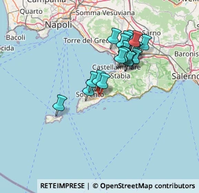 Mappa Amalfi Coast, 80063 Piano di Sorrento NA, Italia (12.3455)