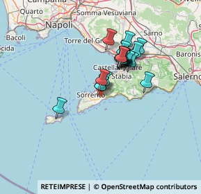 Mappa Amalfi Coast, 80063 Piano di Sorrento NA, Italia (10.8925)