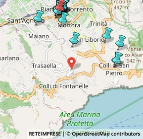 Mappa Amalfi Coast, 80063 Piano di Sorrento NA, Italia (1.4895)