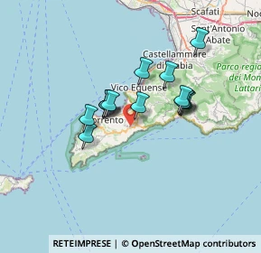 Mappa Amalfi Coast, 80063 Piano di Sorrento NA, Italia (5.55571)