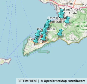 Mappa Amalfi Coast, 80063 Piano di Sorrento NA, Italia (5.41636)