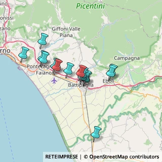 Mappa Via Taranto, 84091 Battipaglia SA, Italia (6.24667)