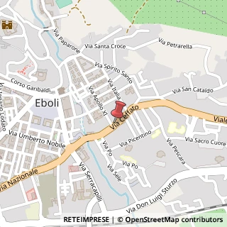 Mappa Via ceffato 30, 84025 Eboli, Salerno (Campania)