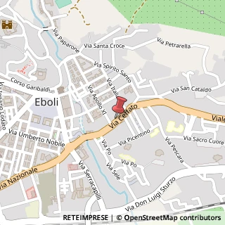 Mappa Via Ceffato, 109, 84025 Eboli, Salerno (Campania)