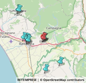 Mappa Via Giacomo Matteotti, 84025 Eboli SA, Italia (7.36833)