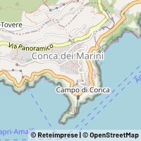 Mapa Conca dei Marini