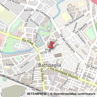 Mappa Via Michele Sica, 1, 84091 Battipaglia, Salerno (Campania)