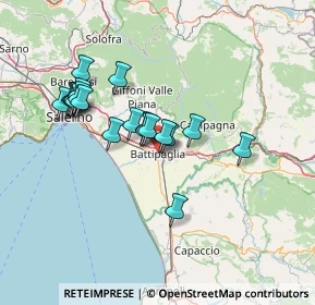 Mappa Via S.G. Bertoni, 84091 Battipaglia SA, Italia (13.409)