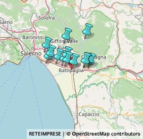 Mappa Via Dante Alighieri, 84091 Battipaglia SA, Italia (8.13)