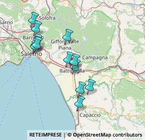 Mappa Via Dante Alighieri, 84091 Battipaglia SA, Italia (14.90769)