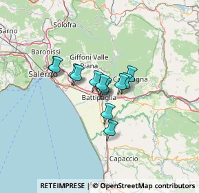 Mappa Via Dante Alighieri, 84091 Battipaglia SA, Italia (8.19615)