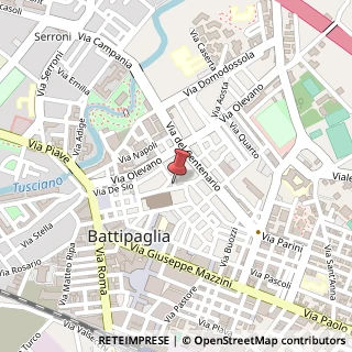 Mappa Via Dante Alighieri, 51, 84091 Battipaglia, Salerno (Campania)