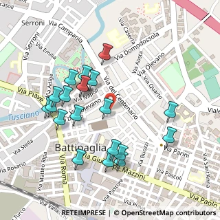 Mappa Via Guinizelli, 84091 Battipaglia SA, Italia (0.263)