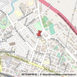Mappa Via gonzaga 5, 84091 Battipaglia, Salerno (Campania)