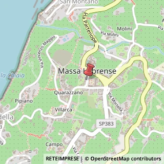 Mappa Via Palma, 34, 80061 Massa Lubrense, Napoli (Campania)