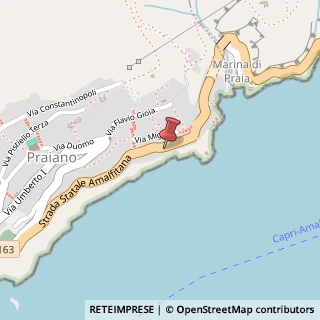 Mappa Via Roma, 21, 84010 Praiano, Salerno (Campania)