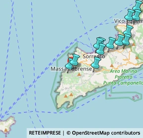 Mappa Via Santa Teresa, 80061 Massa Lubrense NA, Italia (4.98231)