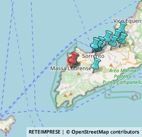 Mappa Via Santa Teresa, 80061 Massa Lubrense NA, Italia (3.7375)